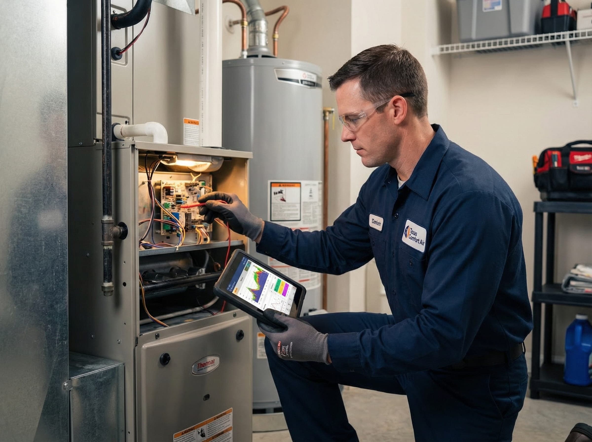 Texas Comfort Air team at work